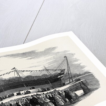 Launch of the Pelican, Steamship, at Cork by Anonymous