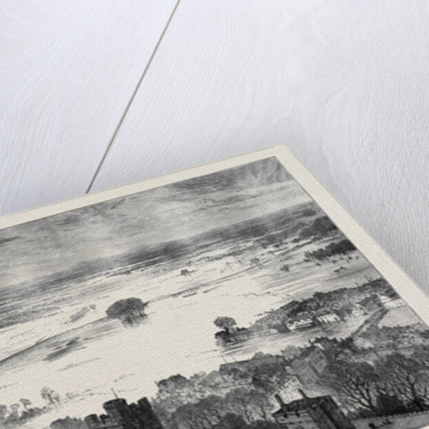 The Floods: The Valley of the Thames from the Round Tower Windsor Castle 1873 by Anonymous