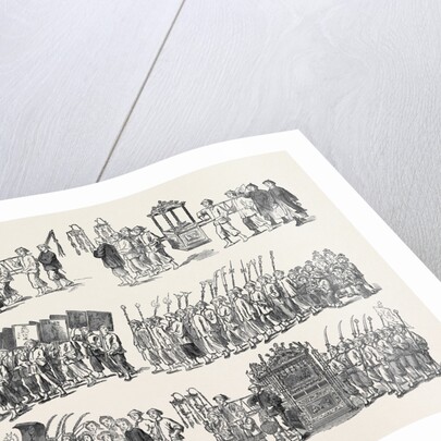 A Chinese Marriage Procession 1873 by Anonymous