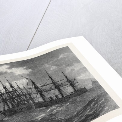 Collision Between H.M.S. Northumberland and H.M.S. Hercules at Madeira 1873 by Anonymous