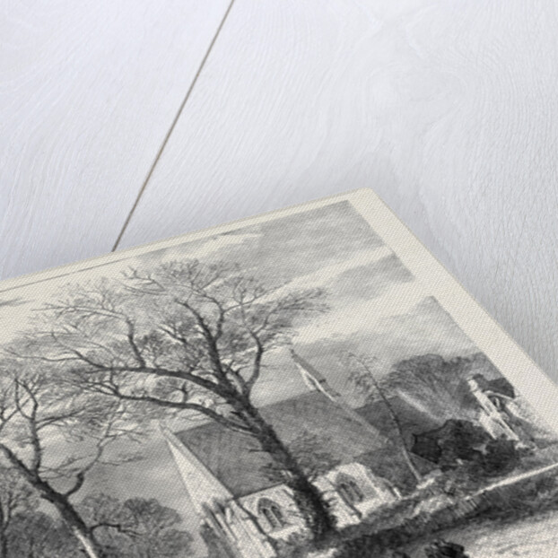 The Late Emperor Napoleon III: Funeral Procession Approaching the Chapel Chiselhurst 1873 by Anonymous