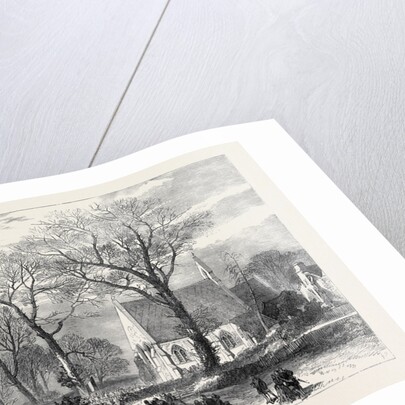 The Late Emperor Napoleon III: Funeral Procession Approaching the Chapel Chiselhurst 1873 by Anonymous