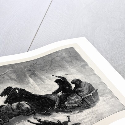 Traineau Russe 1873 by Anonymous