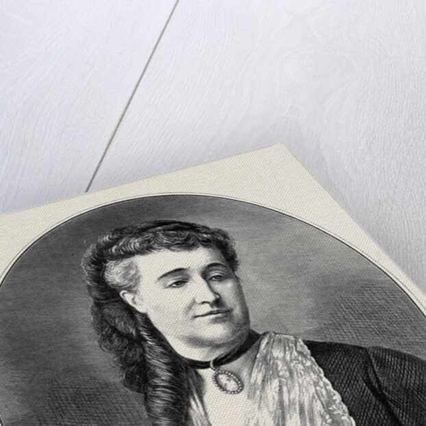 Funeral of the Emperor Napoleon III: The Empress Eugenie 1873 by Anonymous