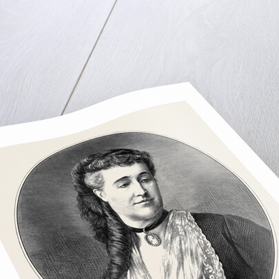 Funeral of the Emperor Napoleon III: The Empress Eugenie 1873 by Anonymous