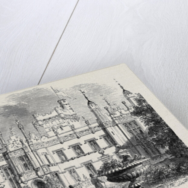 Knebworth Hertfordshire the Seat of the Late Lord Lytton 1873 by Anonymous