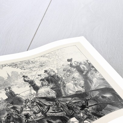 Meet of the Four-in-Hand Club in Hyde Park London 1873 by Anonymous