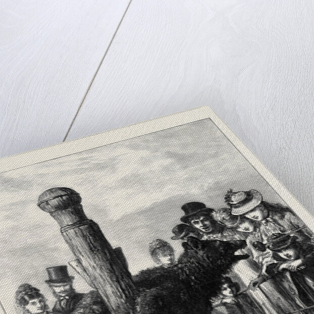 Receiving Visitors on Easter Monday at the Zoological Society's Gardens London 1873 by Anonymous