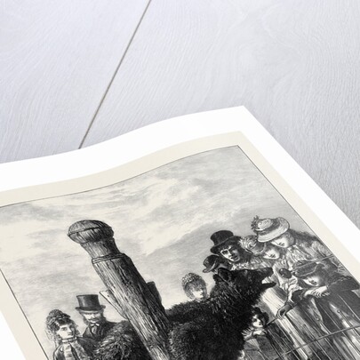 Receiving Visitors on Easter Monday at the Zoological Society's Gardens London 1873 by Anonymous