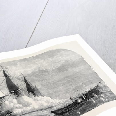 H.M.S. Immortalite Sinking the Derelict Zuleika 1873 by Anonymous