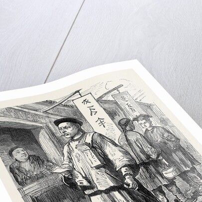 China: Distributing the Pekin Gazette 1873 by Anonymous