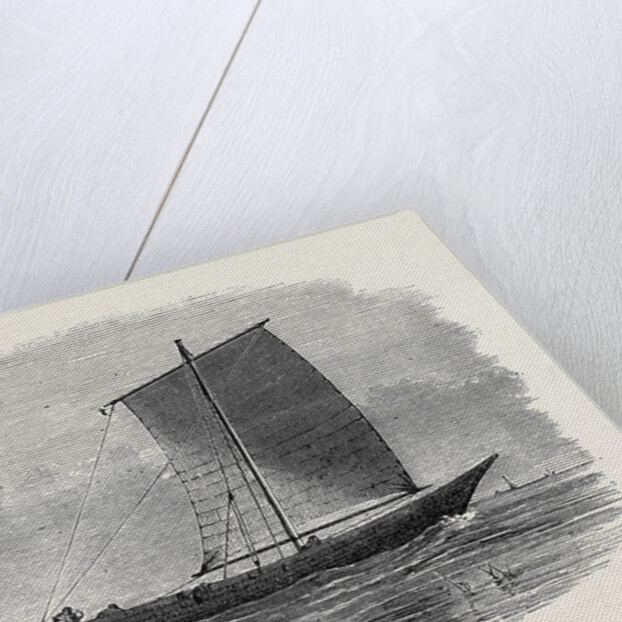 Vessels Used in the Zanzibar Slave Trade: Matapa Boat of the Northern Rivers 1873 by Anonymous