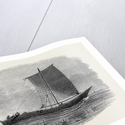 Vessels Used in the Zanzibar Slave Trade: Matapa Boat of the Northern Rivers 1873 by Anonymous