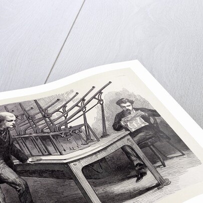 Sketches in the Bank of England: Machine for Weighing Gold 1873 by Anonymous