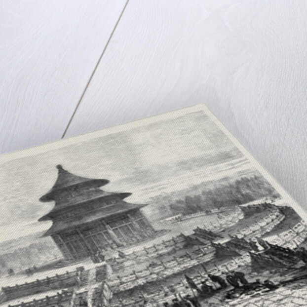 North Altar of the Temple of Heaven Pekin China 1873 by Anonymous