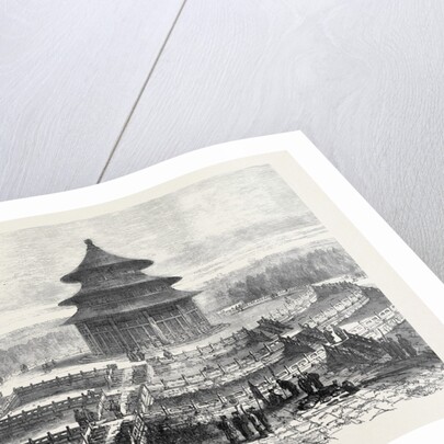 North Altar of the Temple of Heaven Pekin China 1873 by Anonymous