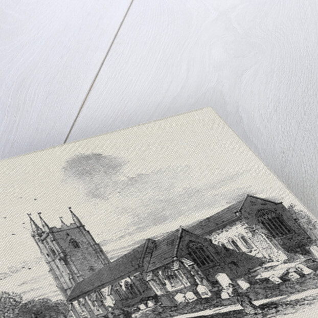 The Disaster at Dungeness: Lydd Church 1873 by Anonymous