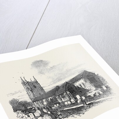 The Disaster at Dungeness: Lydd Church 1873 by Anonymous