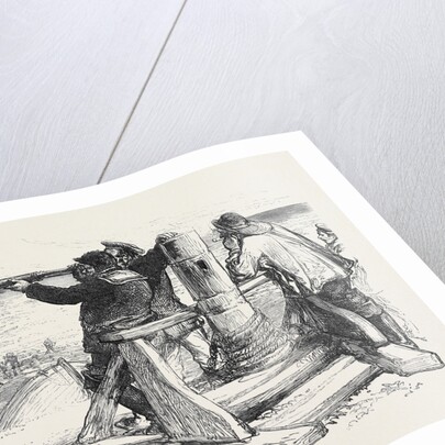 Loss of the Northfleet: Beachmen on the Lookout Near Dungeness 1873 by Anonymous