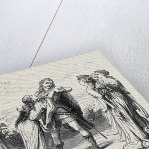 Scene from the Wicked World at the Haymarket Theatre London 1873 by Anonymous