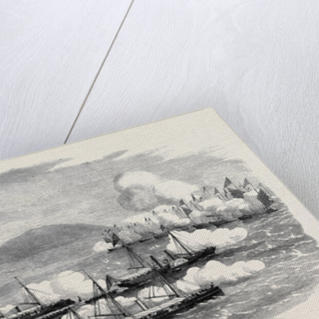 The War in China the Battle of Escape Creek: Commodore Elliot Leading Gun Boats to the Attack of Mandarin Junks in Escape Creek May 25 1857 by Anonymous