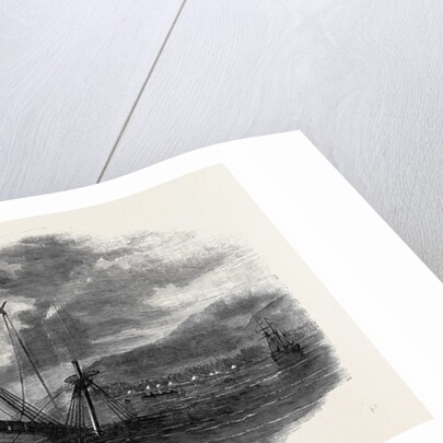 H.M.S. Transit on the Rocks Off Cape Oelar Banca Island by Anonymous