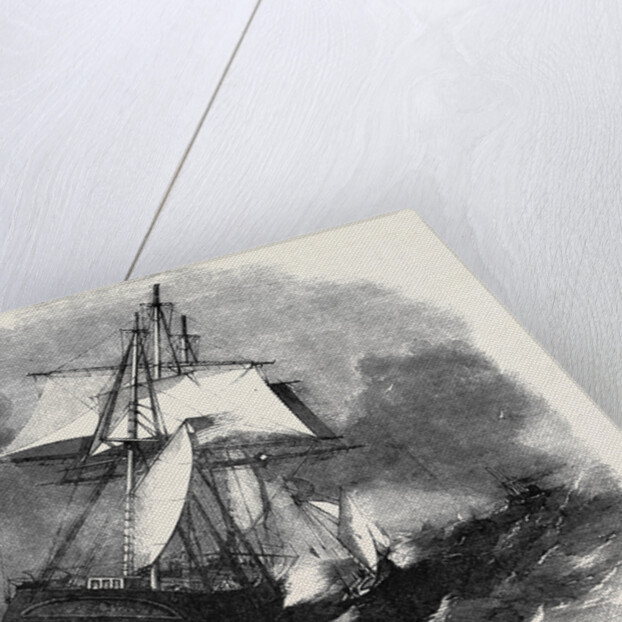 Liverpool Pilot Boat: Hoisting Pilot on Board in Heavy Weather by Anonymous