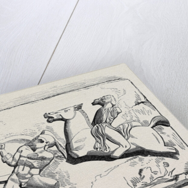 The Boudroum Marbles: No. 5. Sculpture from the Same Monument by Anonymous