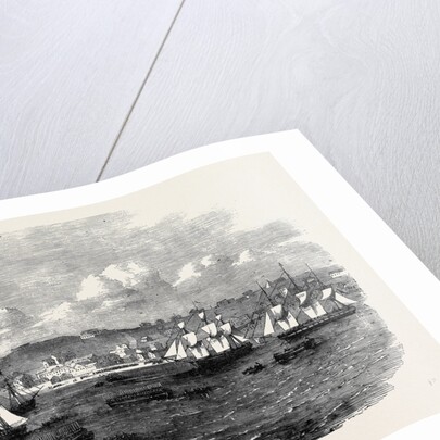 Embarkation of the 13th or Prince Albert's Light Infantry at Port Elizabeth Algoa Bay by Anonymous