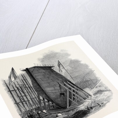 Large New Caisson for the East and West India Dock Company by Anonymous