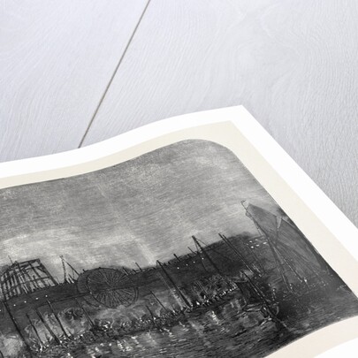 Working on the Great Eastern by Gaslight by Anonymous