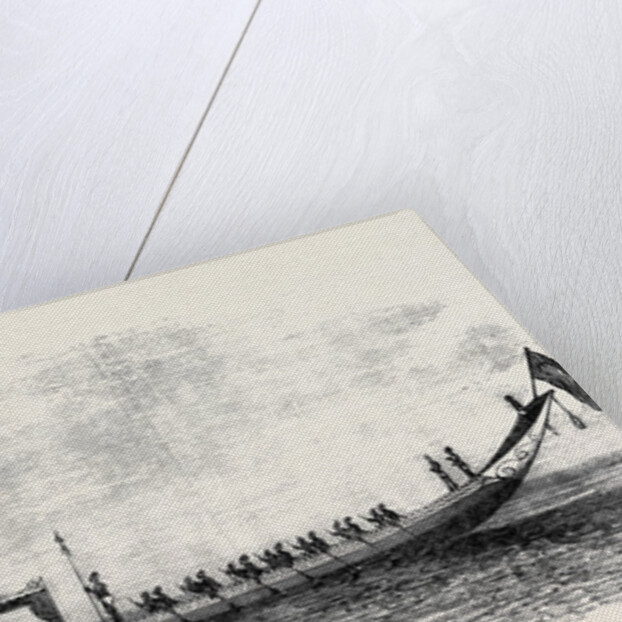 The Royal Barge of the Second King of Siam (Length 87 Feet) by Anonymous