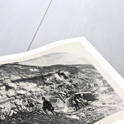 Scene of the Geological Discoveries at Swanage Dorset by Anonymous