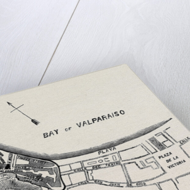 Plan of Part of the City of Valparaiso by Anonymous