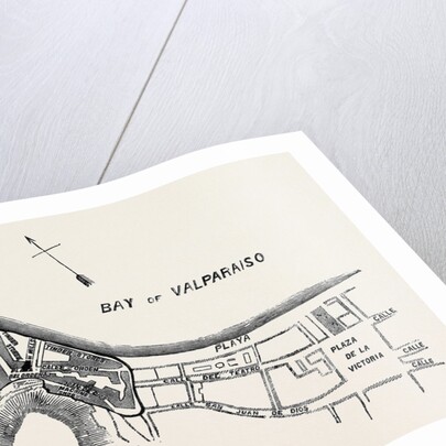 Plan of Part of the City of Valparaiso by Anonymous