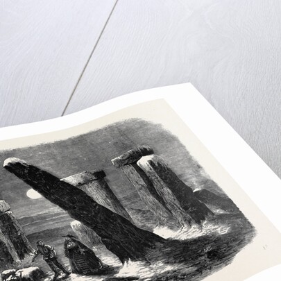 Stonehenge by Moonlight from the New Drama the Borgia Ring at the Adelphi Theatre by Anonymous
