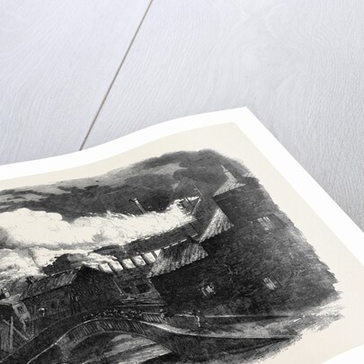 Destruction by Fire of Messrs. Hine and Mundella's Hosiery Factory at Nottingham by Anonymous