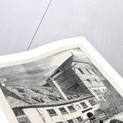 House at Augsburg in which Holbein Was Born by Anonymous