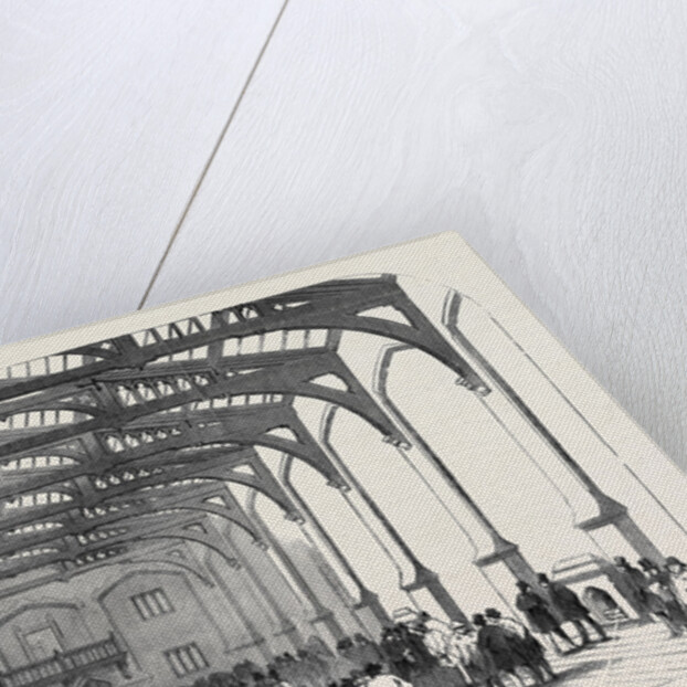 Interior of the Sleaford Corn Exchange Lincolnshire by Anonymous