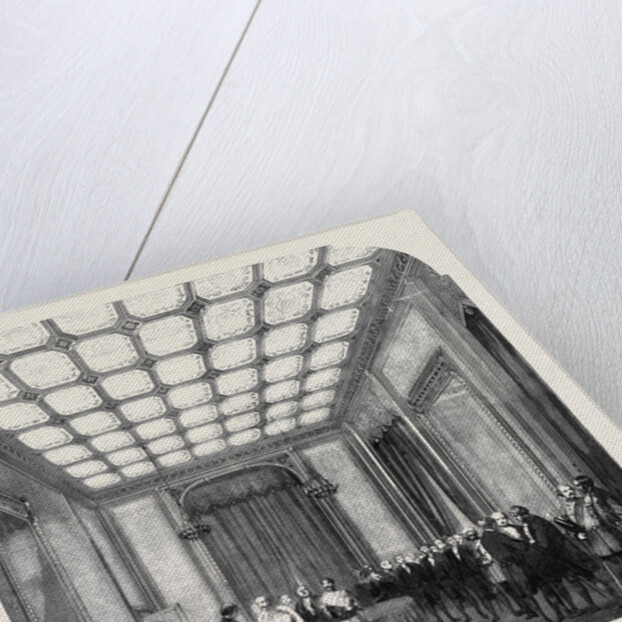 The Speaker's Levee in the Morning Room of His Residence at the New Palace of Westminster by Anonymous