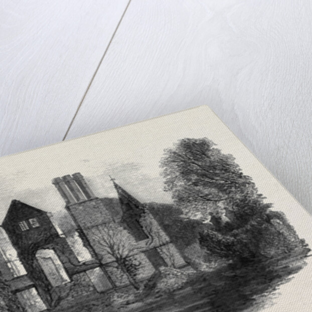 Ruins of King's Newton Hall Near Melbourne Derbyshire Destroyed by Fire on the 17th Inst. by Anonymous