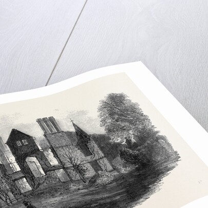 Ruins of King's Newton Hall Near Melbourne Derbyshire Destroyed by Fire on the 17th Inst. by Anonymous