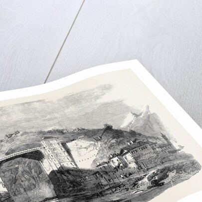 The War Bridge Over the Doveria at Crevola Forming Part of the Great Military Road Over the Simplon Into Italy by Anonymous