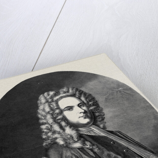 Portrait of Handel from the Original Painted for Him by Denner and Presented to the Sacred Harmonic Society by Anonymous