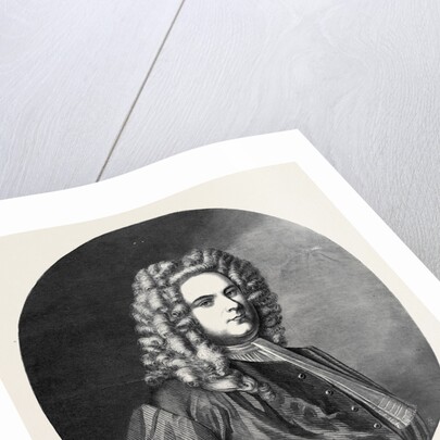 Portrait of Handel from the Original Painted for Him by Denner and Presented to the Sacred Harmonic Society by Anonymous
