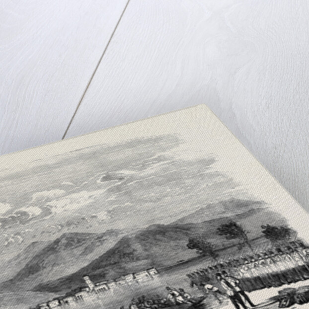 The War Austrians Crossing the Lago Maggiore from a Sketch by Thomas by Anonymous