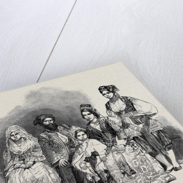 The Algerine Family, at Vauxhall Gardens, (from a Daguerreotype by Beard.) by Anonymous