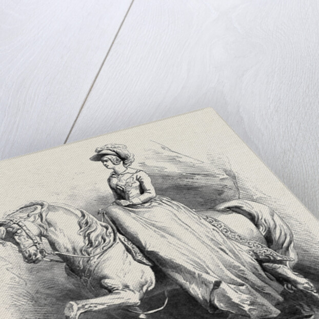 Statuette of Her Majesty, Modelled by Count D'Orsay by Anonymous