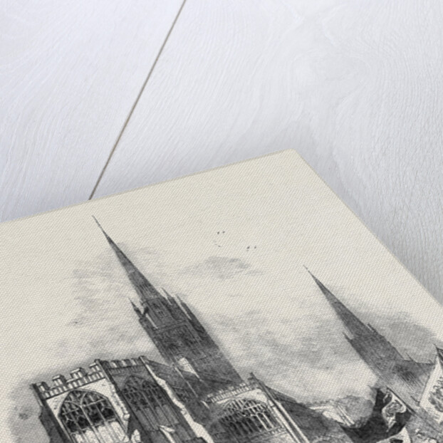 Godiva Procession at Coventry Fair, the Procession Forming at St. Michael's Church by Anonymous