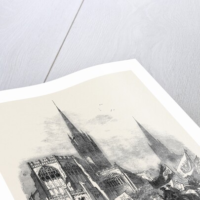 Godiva Procession at Coventry Fair, the Procession Forming at St. Michael's Church by Anonymous